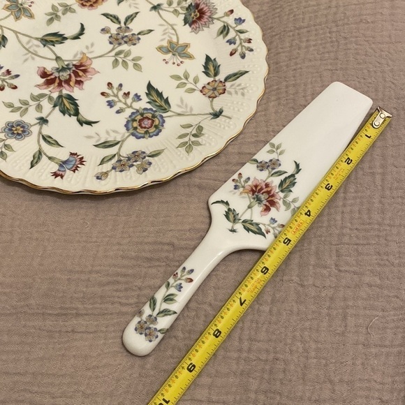 Andrea by Sadek Ceramic Cake Platter and Server. Made in Japan. New. - Picture 7 of 10